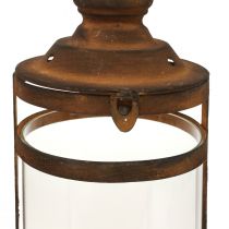 Farol Deco Farol Aspecto Óxido Metal Deco Ø15cm H46cm