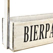 Artículo Jardinera con asa caja vintage “Beer Break” 30×9×10cm