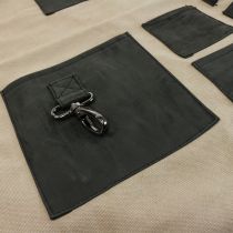 Artículo Delantal con bolsa para herramientas de jardín delantal de jardín caqui 83×85cm