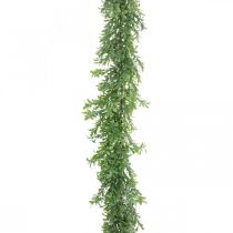 Guirnalda de plantas artificiales, zarcillo de boj, decoración verde L125cm
