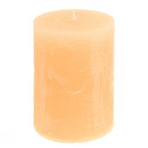 Artículo Velas Velas De Pilar Ligeras De Color Albaricoque 85×120 Mm 2 Piezas