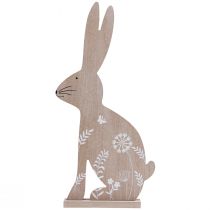 Artículo Conejito de Pascua Decoración de Pascua conejito decorativo de madera sentado 20×40cm