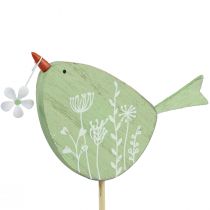 Decoración decorativa de mesa de pájaros Decoración de madera de Pascua figura decorativa 24,5 cm 3 piezas