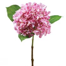 Artículo Hortensia artificial rosa flor artificial rosa Ø15,5cm 45cm