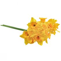 Artículo Narcisos decoración flores artificiales narcisos amarillos 38cm 3 piezas