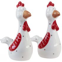 Artículo Figuras decorativas de decoración de Pascua de gallinas 12cmx7,5cmx18,5cm 2uds