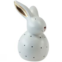 Artículo Figuras decorativas de conejitos de Pascua conejos con estampado de lunares 17 cm 2 piezas