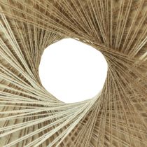 Artículo Decoración de pared boho anillo decorativo madera natural fibras naturales Ø40cm