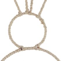 Artículo Bucle decorativo conejito de Pascua natural Conejito decorativo de Pascua 20×40cm 4 piezas