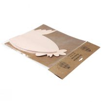 Artículo Figura panal decoración Pascua pollo naranja 28,5×15,5×30cm