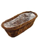 Artículo Cesta de pan de aprox. 30 cm ovalada sin pelar