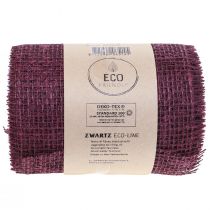 Artículo Camino de mesa yute cinta de mesa cinta de yute rojo vino 15cm 10m