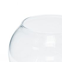Artículo Florero de bola florero de cristal redondo decoración de cristal H10cm Ø11cm