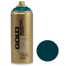 Artículo Pintura Spray Gasolina Montana Oro Azul Mate 400ml