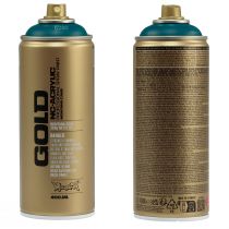 Artículo Pintura Spray Gasolina Montana Oro Azul Mate 400ml