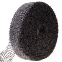 Cinta de yute cinta de red cinta decorativa yute marrón topo 5cm 40m