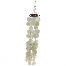Artículo Carillón de viento Capiz decoración colgante conchas discos de nácar 95cm