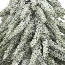Mini árbol de Navidad trío sobre tronco decoración navideña 28cm