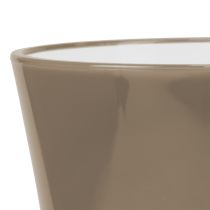Artículo Jarrón &quot;Fizzy&quot; gris platino Ø13,5cm a aprox. Ø28,5cm 1 ud
