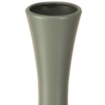 Artículo Jarrón con elegante forma curva, decorativo para interiores modernos, 33cm