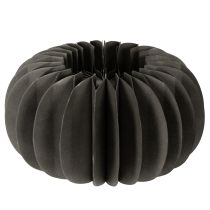 Artículo Anillo decorativo de papel con forma de calabaza y diseño de panal de abeja, 24 cm, 4 unidades