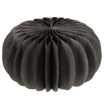 Artículo Anillo decorativo de papel con forma de calabaza y diseño de panal de abeja, 24 cm, 4 unidades