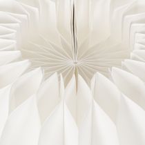 Artículo Anillo de papel de nido de abeja redondo grande con forma de calabaza para flores secas y decoración otoñal, 24 cm, 4 unidades.