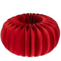 Artículo Decoración de papel con forma de calabaza redonda de panal, decoración moderna para mesa, 24 cm, 4 unidades.