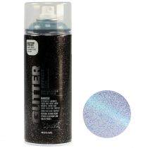 Spray Glitter Pintura Spray Efecto Montana Azul Cosmos 400ml