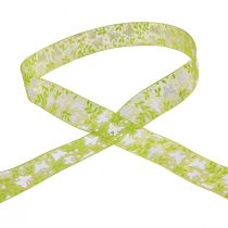 Artículo Cinta organza mariposas cinta regalo verde 25mm 20m