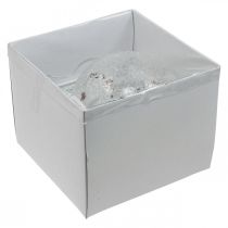 Artículo Bola de Navidad LED cadena de luces de cristal corazones Ø15cm