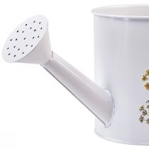 Artículo Regadera de metal para plantar maceta blanca 13,5cm