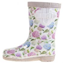 Botas de goma macetero macetero aspecto cerámico H17.5cm