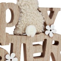 Artículo Decoración de Pascua “Happy Easter” decoración de Pascua de madera para estante 24cm
