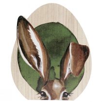 Decoración de Pascua decoración de conejitos de madera color natural 33cm×45cm