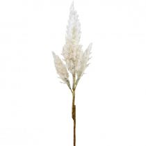 Pampas grass blanco crema césped artificial seco decoración 82cm
