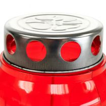 Artículo Velas para tumbas gotas rojas luces de luto Ø9cm H17cm 4 piezas