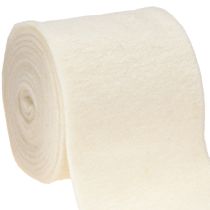 Artículo Cinta de fieltro 15cm x 5m blanca