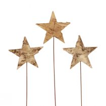 Estrellas decorativas para pegar estrellas decorativas de corteza de árbol Adviento 22cm 24ud