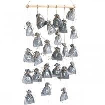 Artículo Calendario de Adviento para llenar bolsa de decoración de Adviento Al. 110 cm