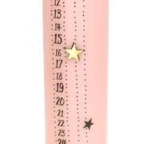 Calendario de adviento vela rosa vela pilar adviento 250/50mm