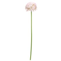 Artículo Allium con flores rosas cebolla artificial Ø18cm L90cm