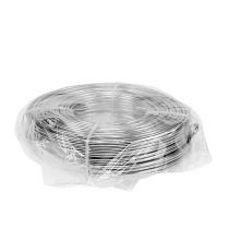 Artículo Alambre de aluminio 3mm 1kg plata - Alambre flexible para manualidades, floristería, modelismo e ideas de decoración.