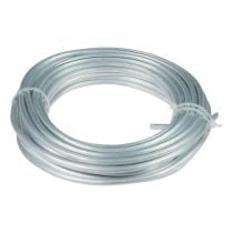 Alambre de aluminio alambre de aluminio 5mm alambre de joyería blanco-plata mate 500g