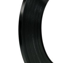 Alambre plano aluminio negro 5mm 10m
