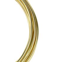 Artículo Alambre de aluminio 2mm dorado 3m