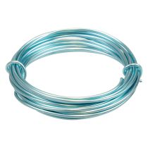 Artículo Alambre de aluminio 2mm alambre de aluminio azul claro alambre de joyería 3m