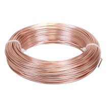 Artículo Alambre de aluminio alambre de aluminio 2mm alambre de joyería oro rosa 60m 500g