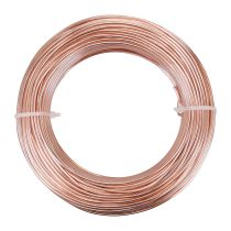 Artículo Alambre de aluminio alambre de aluminio 2mm alambre de joyería oro rosa 60m 500g