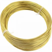 Artículo Alambre de aluminio para floristería y decoración, versátil y flexible.